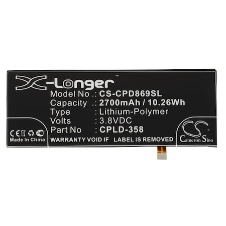 Bsc Preferred Coolpad 8690 8690-T00 X7 Mobile Phone Replacement Battery CS-CPD869SL